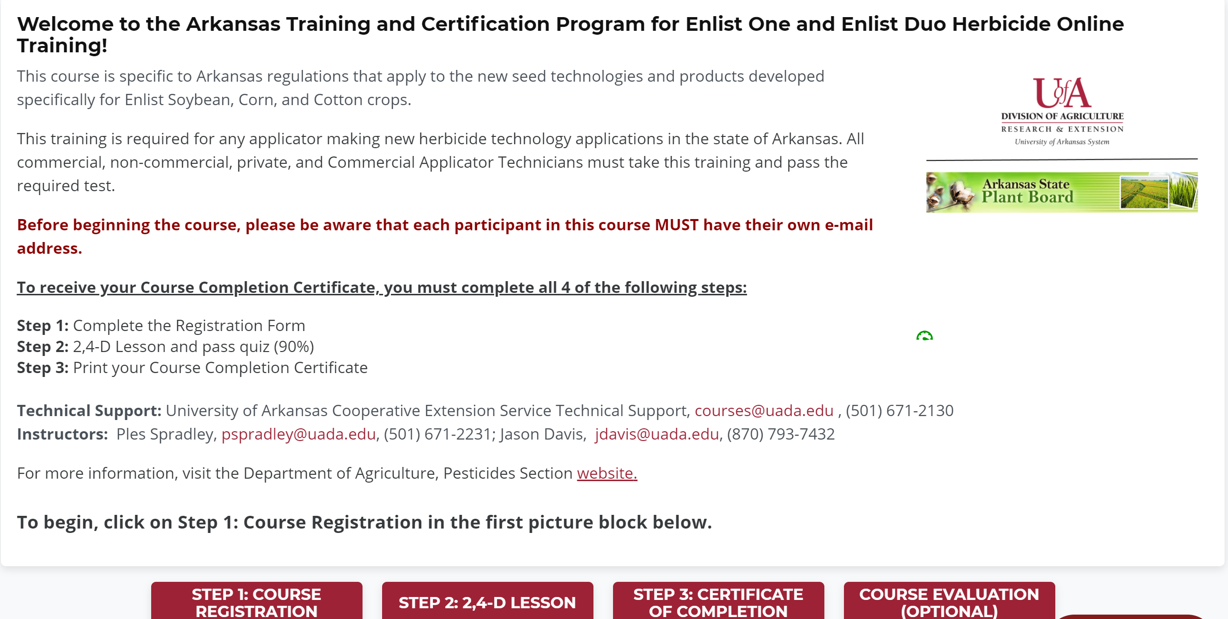 Herbicide Application Certification